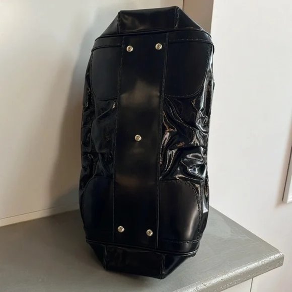 Gucci Large Queen Black Dialux Coated Canvas Tote - Picture 4 of 14